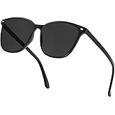 Myiaur Polarized Sunglasses for Women, Square Mirrored Trendy Shades with UV Protection Reduce Glare Sun Glasses