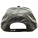 Batman Metal Logo PU Leather Snapback Cap