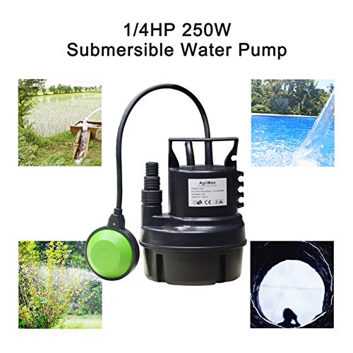 AgiiMan Submersible Utility Sump Pump Electric Heavy clean Water pool
