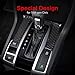 Thenice for 10th Gen Civic Real Carbon Fiber Gear Panel Trims Center Consoles Decoration Cover for 2016 2017 2018 2019 Honda Civic -Automatic Transmission