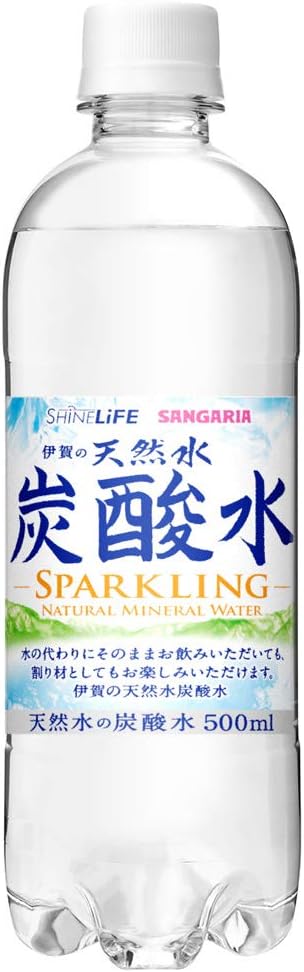 Amazon Amazon限定ブランド Shine Life 伊賀の天然水炭酸水 500ml 24本 Shine Life 食品 飲料 お酒 通販