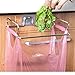 Lucky Fitness Metal Hanging Garbage Bags Rack Kitchen Wash Cloth Towel Storage Holders Wall Hanging Cupboard Cabinet Stand Organizer Shelf