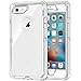 Anuck Case for iPhone 6S Plus Case, for iPhone 6 Plus Case (5.5 inch), 3 in 1 Hybrid Heavy Duty Defender Case Shock Absorption Crystal Clear Protective Hard Shell Shockproof TPU Cover - Transparent