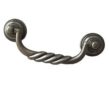 4 5 C C Antique Bronze Bail Drawer Pull Drop Swing Handles