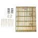 MidWest Homes for Pets Foldable Metal Dog Exercise Pen / Pet Playpen, Gold zinc w/ door, 24'W x 30'H, 1-Year Manufacturer's Warranty