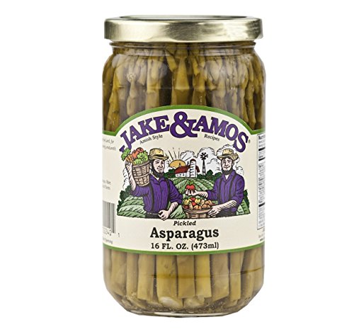 Jake & Amos Pickled Dill Asparagus, 16 Oz. Jar (Pack of 2)