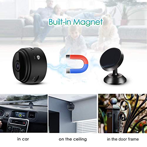 Mini Spy Camera Home Security monitor Nanny Cams with audio live feed