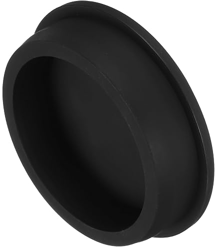Bonsicoky 12 Pack 2-1/2 Inch Black Plastic Hole Plugs - End Caps For Round Tubing & Furniture Legs - View #7