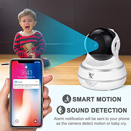 Wireless Home Security Camera 1080P, TBMax Pet Camera with Two-Way Audio/IR Night Vision/Motion Detection - WiFi Surveillance Camera for Home/Elder/Baby Monitor - Thumbnail 4