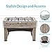 Harvil 56-Inch Beachcomber Indoor Foosball Table for Kids and Adults with Leg Levelers and Free Accessories
