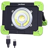 CARTMAN 20W 6000mAH COB Rechargeable Work Light, Aluminum housing, IP44 Waterproof Power Bank