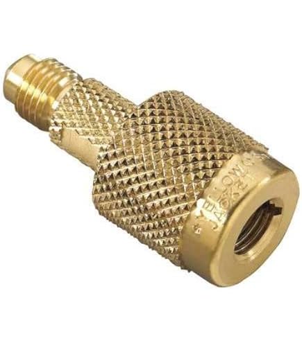 Yellow Jacket Quick Coupler, Low Loss, 1/4 in MxF, 0 Deg