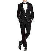 Kenneth Cole Mens Performance Fabric Tuxedo, Formal Suit for Black Tie