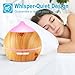 Aromatherapy Essential Oil Diffuser, Avaspot 250ml Wood Grain Ultrasonic Aroma Diffuser Cool Mist Humidifier with Auto Shut Off, 7 LED Colors and Adjustable Mist Mode for Yoga, Office, Bedroom
