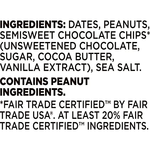 LARABAR PEANUT BUTTER CHOCOLATE CHIP, FRUIT AND NUT BARS, GLUTEN FREE AND VEGAN, 9.6 OZ, 6 CT