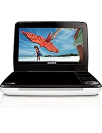 Philips PD9000 37 9 Inch LCD Portable DVD Player con 5 Hour Batería, Blanco (Modelo Antiguo)