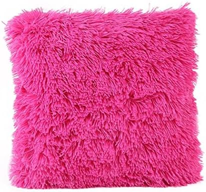 TwoYears Fashion Pillow Case Sofa Waist Throw Cushion Cover Home Decor (Hot Pink)