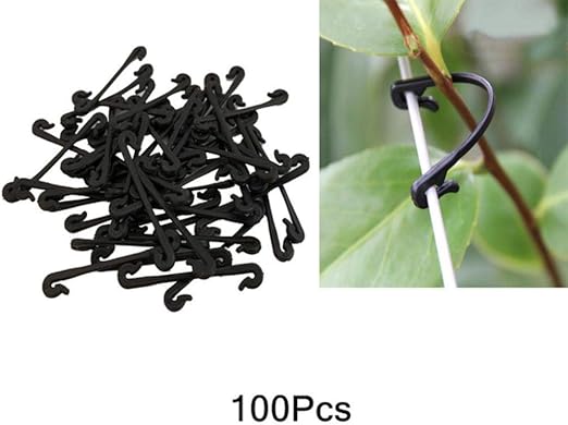 LWLJCFFF 50 / 100Pcs Jardinería Líneas de Amarre de Cable Plantas ...