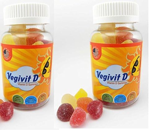 Radicura Vegetarian Vegivit and Vitamin D Gummies for Kids - Pack of 2