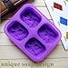 Silicone Mold, praying angel Craft Art Silicone Soap Mold, life tree Craft Molds DIY Handmade Soap Molds - Set of 2 for 8 Cavities - best Handmade gifts - Soap Making Supplies by YSCEN