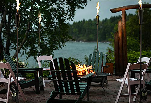 Outdoor Gas Propane Torch - 71-Inch 7,000 BTU Portable Ambient Yard Lights for Backyard Deck Lighting (2-Pack/1 LB Propane Tank) - Thumbnail 3