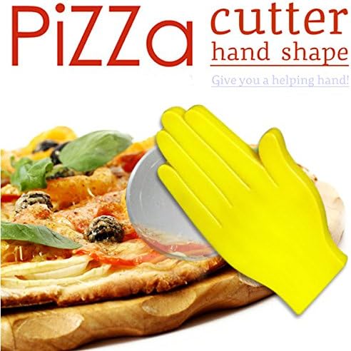 Creative Palm Shape Pizza Slicer Cutter Knife Cake Bread Cutter // Forma de palma creativa máquina de cortar la pizza cuchillo cortador cortador de pan de torta