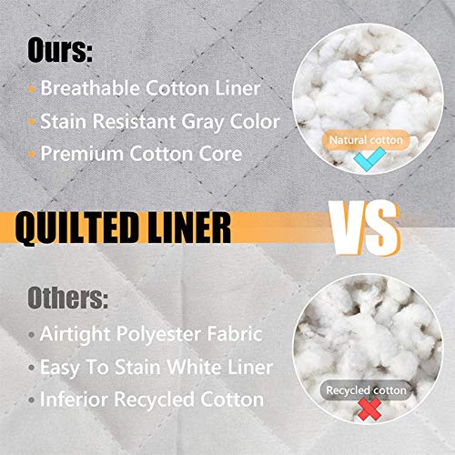 Extra Long Silicone Oven Mitts Baking Set and Pot Holders, 6Pcs Quilted Liner Heat Resistant Non-Slip Gloves with Mini Oven Gloves, Hot Pads for Kitchen Baking Cooking