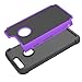 Google Pixel Case, LK [Shock Absorption] Drop Protection Hybrid Dual Layer Armor Defender Protective Case Cover for Google Pixel (Purple)