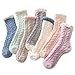 Winter Womens Warm House Slipper Socks Super Soft Microfiber Fuzzy Home Socks
