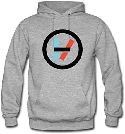 Soothing Men's and Women's Unisex Custom Twenty one pilot Classic Hoodie M Grey