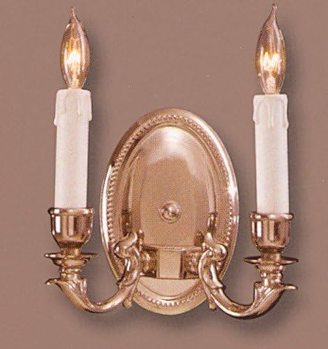 Metropolitan N9809-PC, Boudoir Candle Wall Sconce Lighting, 2 Light, 80 Total Watts, Chrome