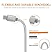 USB Type C Cable, (2-PACK)(6.6ft)USB-C to USB-A Charger Nylon Braided Fast Charging Sync Cord Compatible Samsung Galaxy Note 9 8,S9 S8 Plus, LG V20 G5 G6, Google Pixel 2 x, Nintendo Switch,HTC(Gray)
