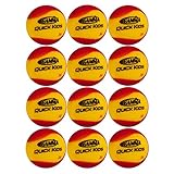 Gamma Sports Quick Kids 36 Foam Low Bounce Training and Practice Tennis Balls for Kids and Beginners, 75% Slower than Standard Tennis Balls (Designed for 36' Tennis Courts, 12 Pack, Yellow/Red)
