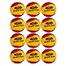 Gamma Sports Quick Kids 36 Foam Low Bounce Training and Practice Tennis Balls for Kids and Beginners, 75% Slower than Standard Tennis Balls (Designed for 36' Tennis Courts, 12 Pack, Yellow/Red)