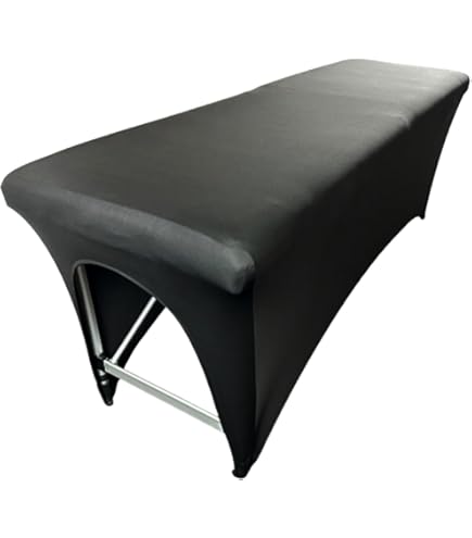 Lightweight Microfiber Massage Table Skirt By Body Linen - White