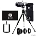 CamKix Lens Kit Compatible with Apple iPhone 8 and iPhone 7-12x Telephoto Lens, Fisheye Lens, Macro Lens, Wide Angle Lens, Tripod, Phone Holder, Lens Holder Ring, Hard Case, Bag and Cleaning Cloth
