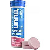 Nuun Active Citrus Fruit Electrolyte Enhanced Drink Tablets (2-Pack of 10)