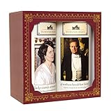 The Republic Of Tea Downton Abbey Upstairs Gift Set, 2 Tins Of 36 Tea Bags, Evening Tea, Breakfast Blend