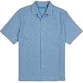 Tori Richard Men's Short Sleeve Breeze Block Silk Blend Shirt