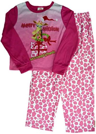 Merry Madagascar Girl Merry Mission Accomplished Sleepwear Set Christmas PJs S