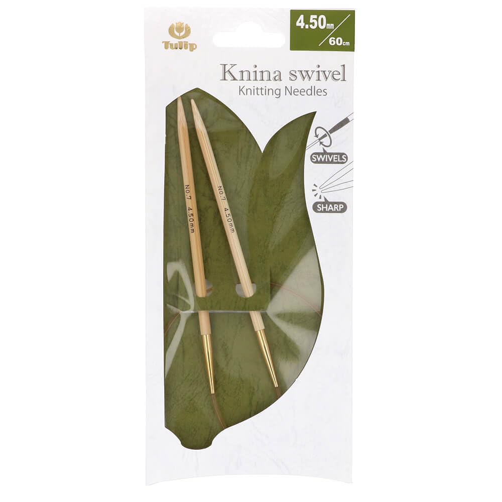 Tulip Knina Swivel Circular Needle 60 cm 4.5 mm - 1 piece