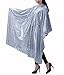 Colorfulife® Salon Professional Hair Styling Cape, Adult Hair Cutting Coloring Styling Waterproof Cape Polyester Pongee Hairdresser Wai Cloth Barber Gown Home Camps & Hairdressing Wrap Peacock Pattern Capes (White)