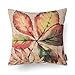 Phantoscope 18 x 18 in Set of 4 Decorative Fall Maple Leaves Throw Pillow Case Accent Cushion Cover, 18