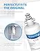 Waterdrop ADQ36006101 Replacement for LG® LT700P® Refrigerator Water Filter, Kenmore® 9690, 469690, ADQ36006102, LFXS30766S, RFC1200A, FML-3 and LT120F® Fresh Air Filter, 3 Combo