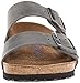 Birkenstock Arizona Sandal,Iron Oiled Leather,38 M EU/7-7.5 B(M) US Women