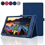 ACdream Lenovo TAB3 8 Case, Folio Protective Premium Leather Tablet Case for Lenovo TAB3 8 inch Tablet(2016 release),