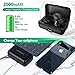 True Wireless Earbuds, Arsiperd Bluetooth 5.0 Headphones 60H Playtime IPX56 Waterproof Deep Bass Stereo Sound with Mic, Auto Pairing, Sport Earphones Headset Earpiece with 2000mAh Charging Case