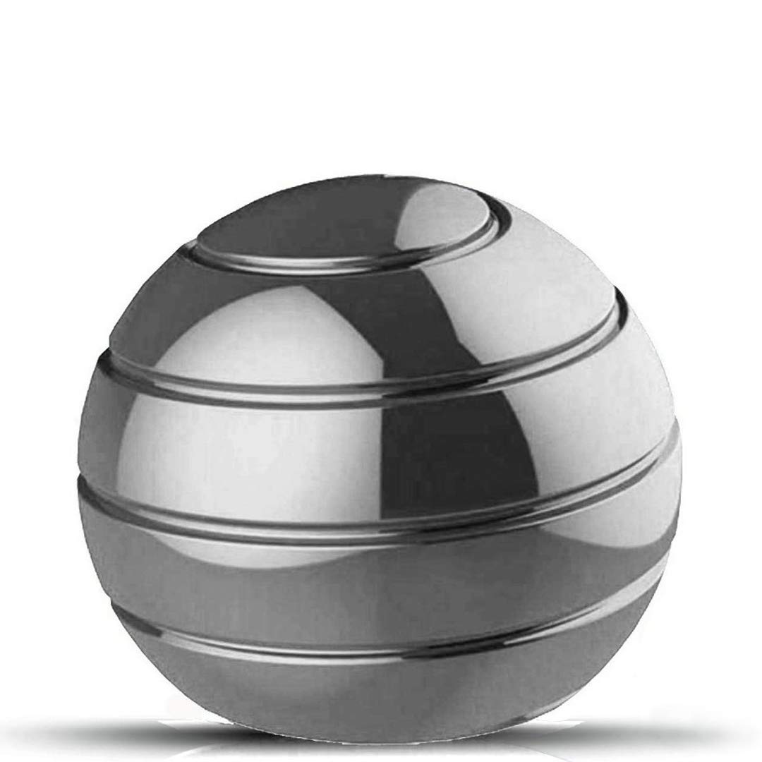 Photo 1 of KKPOT Kinetic Desk Toy,Optical Illusion Metal Fidget Spinning Ball,Office Executive Stress Relief Spinner Toys for Adults & Kids