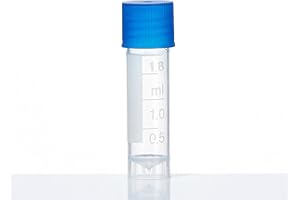 SCIENFOCUS LAB Cryogenic Vials 2ml - Cryo Tubes with Screw Caps - Self Standing Cryogenic Vial (2ml-Blue/(500pcs))