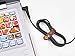 10 Pcs Leather Cable Straps Cable Tie Wraps Cord Management Holder Keeper Earphone Wrap Winder Wire Ties Cord Organizer for Work and Travel